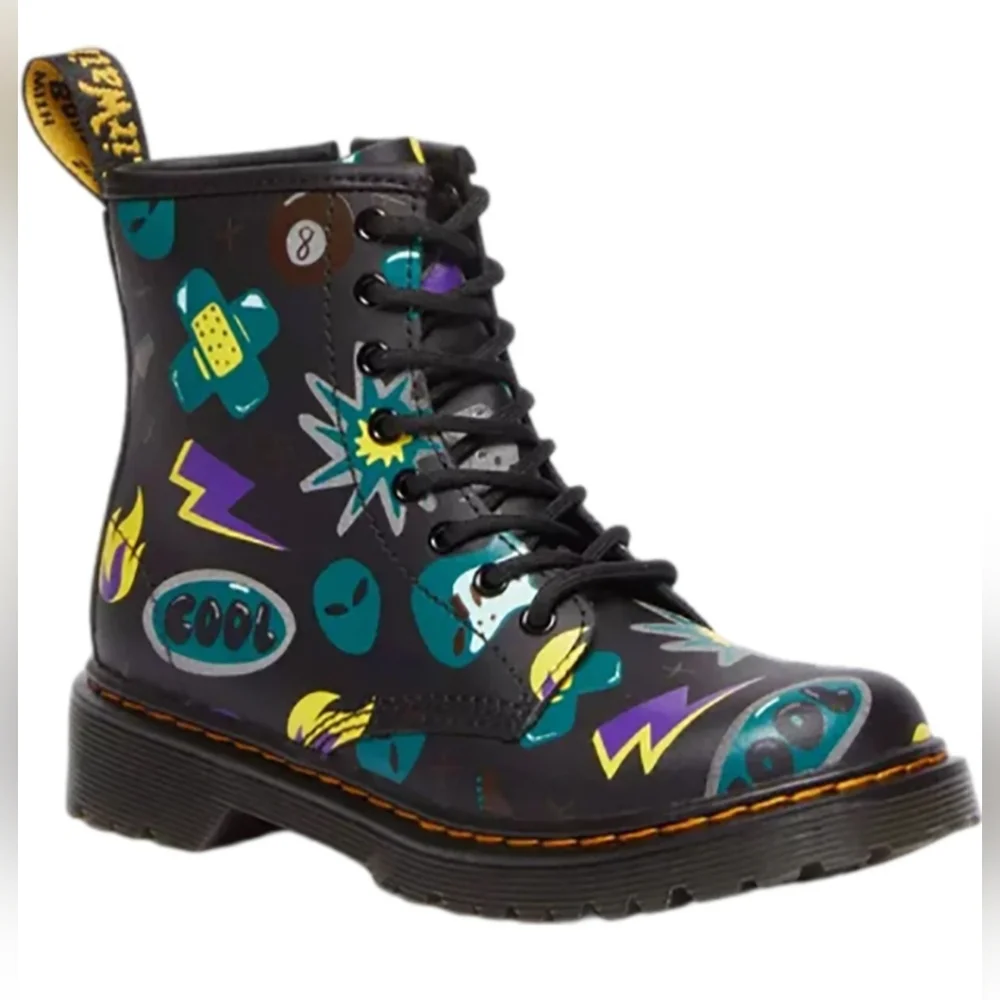 Dr. Martens Romario 1460 Soft Leather Boots - Kids Size 4